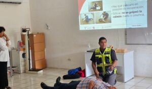Capacita SET a personal de albergues escolares en primeros auxilios